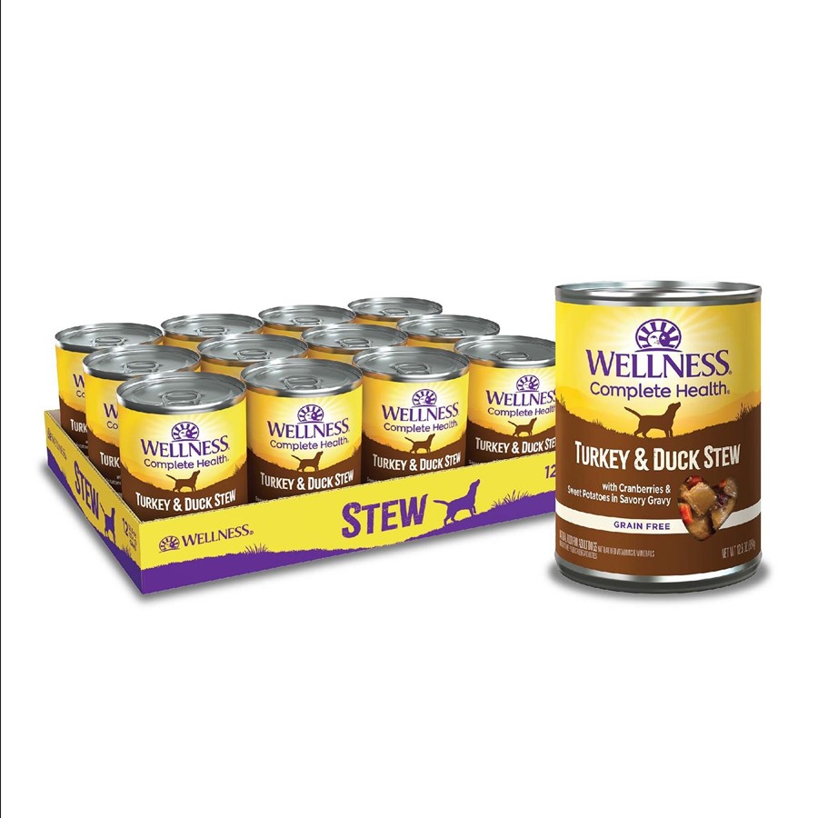Wellness venison sales and salmon stew