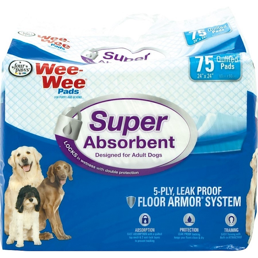 Four paws pee pads deals