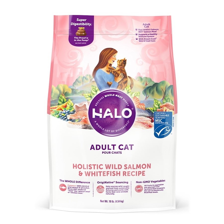 Halo dry cat food ingredients sales