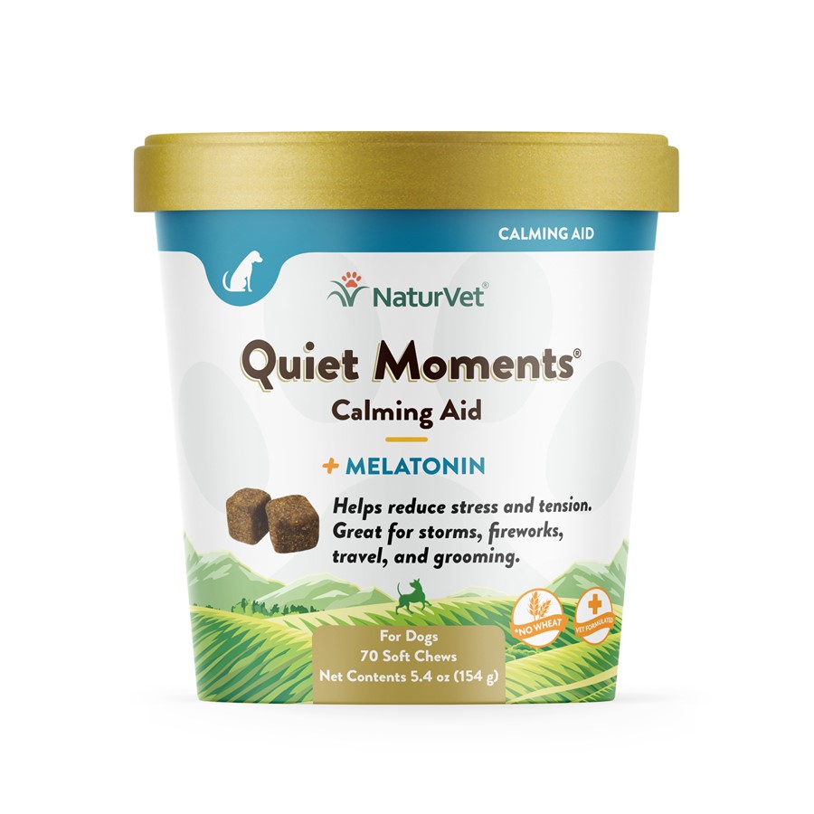 Buy NaturVet Quiet Moments Calming Aid Plus Melatonin Online