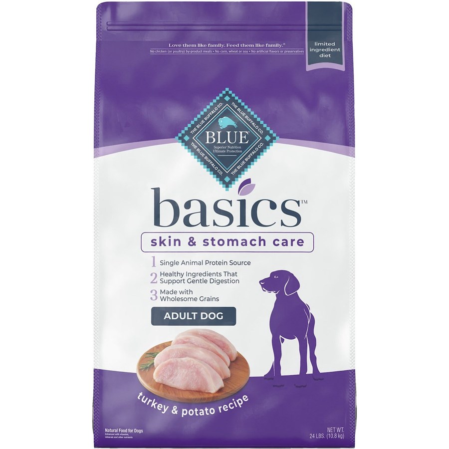 Buy Blue Buffalo Basics Adult Turkey and Potato Recipe Dry Dog