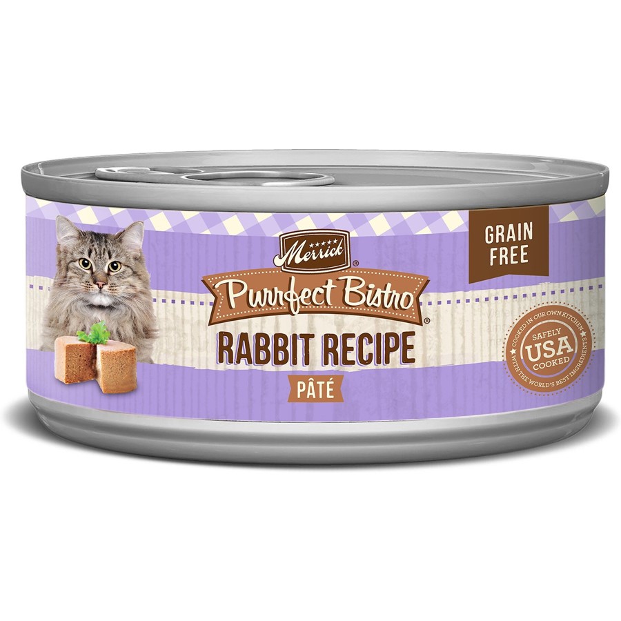 Rabbit cat food shop canned