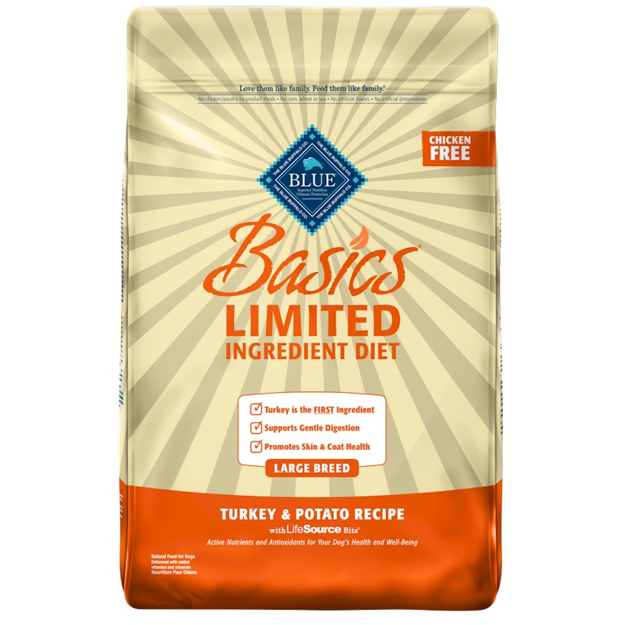 Blue buffalo basics large cheap breed turkey and potato