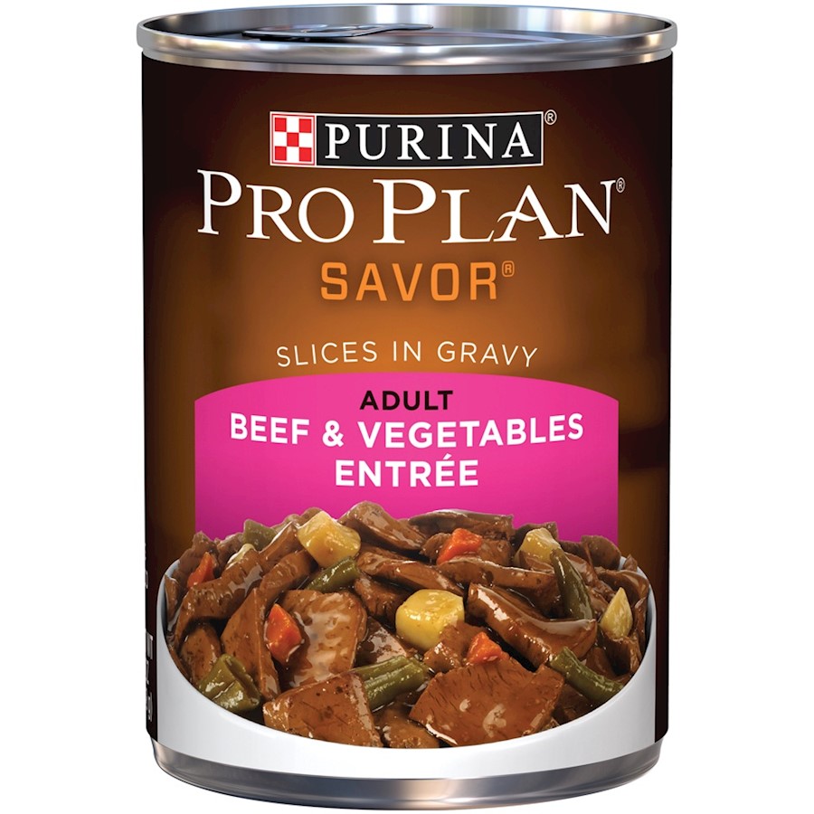 Buy Purina Pro Plan Savor Adult Beef and Vegetables Slices in