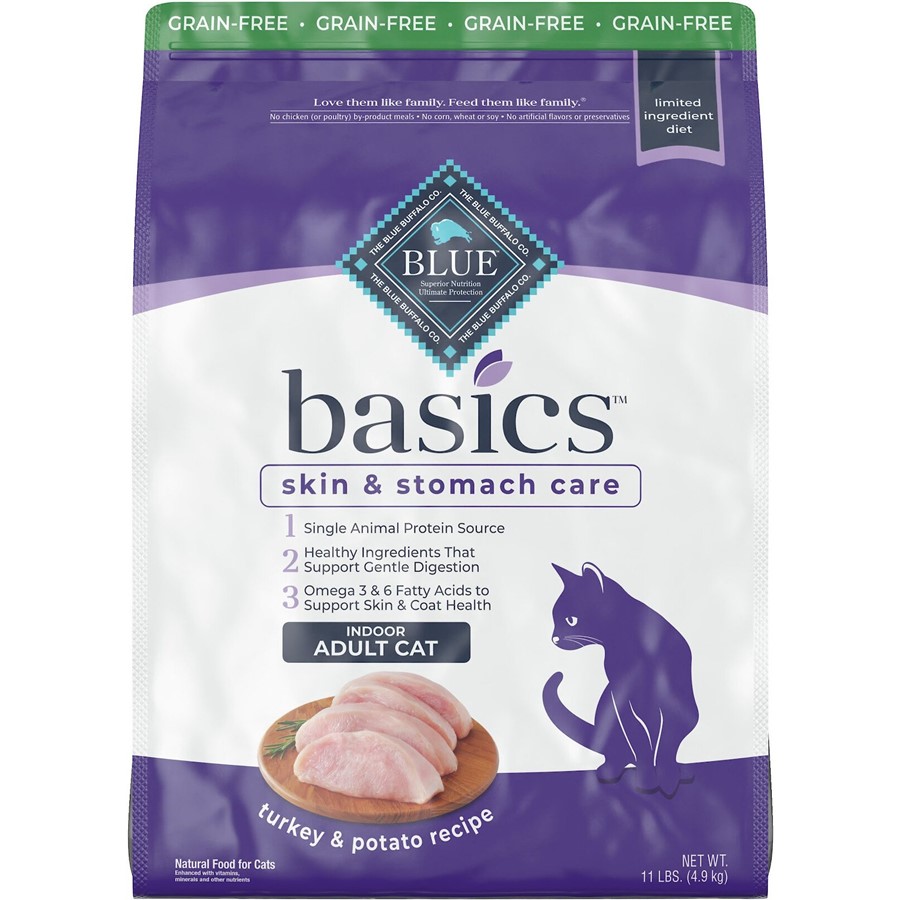 Blue buffalo grain free chicken cat food sales