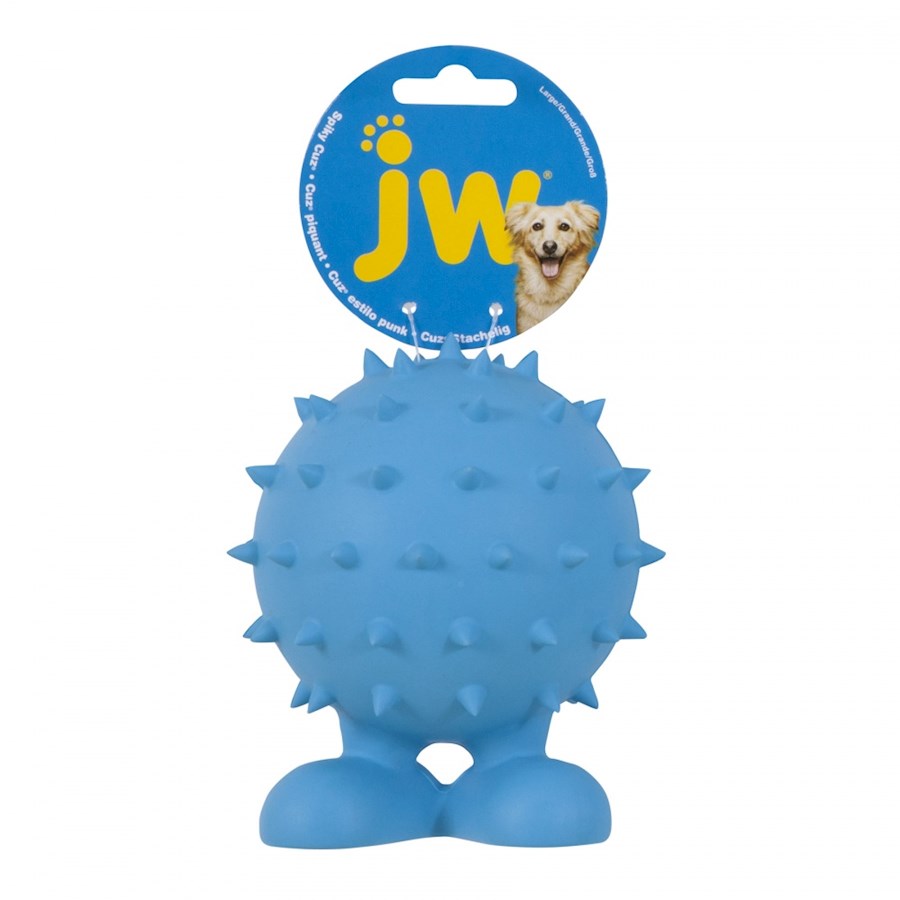 JW Pet - iSqueak Bouncin' Baseball Dog Toy Medium
