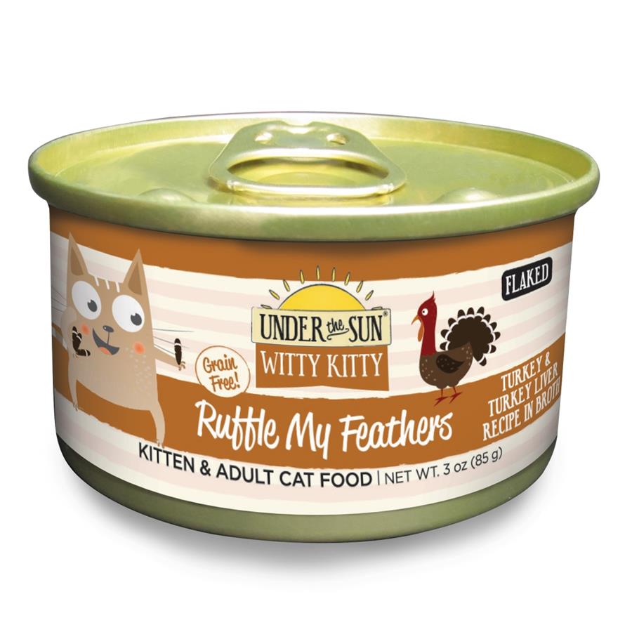 Canidae Under the Sun Witty Kitty Ruffle My Feathers Grain Free Chicken and Liver Flaked Canned Cat Food