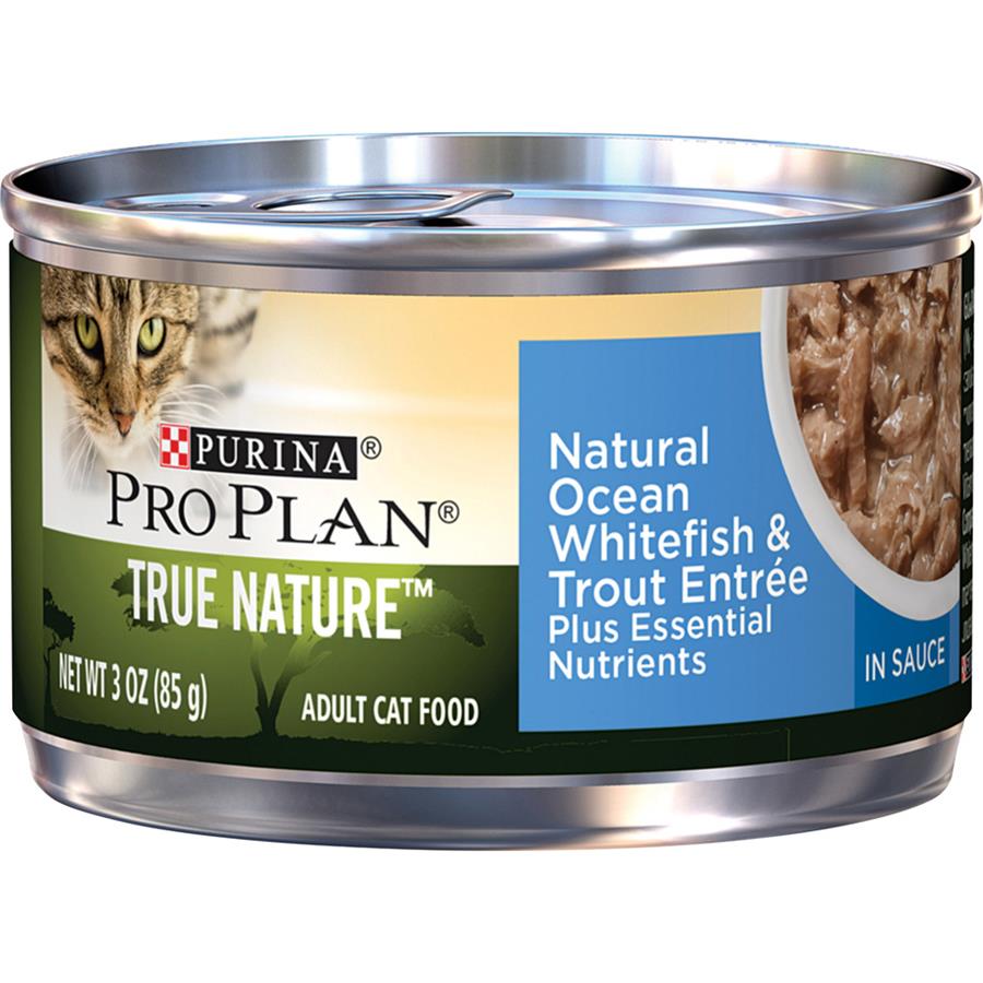 Purina Pro Plan True Nature Natural Ocean Whitefish Trout Entree In Sauce Natural Wet Cat Food