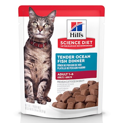 Hill's Science Diet Adult Tender Ocean Fish Dinner Wet Cat Food