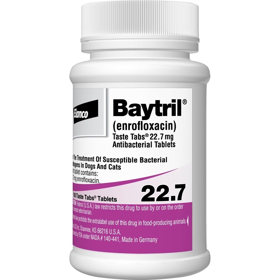 Baytril clearance for dogs