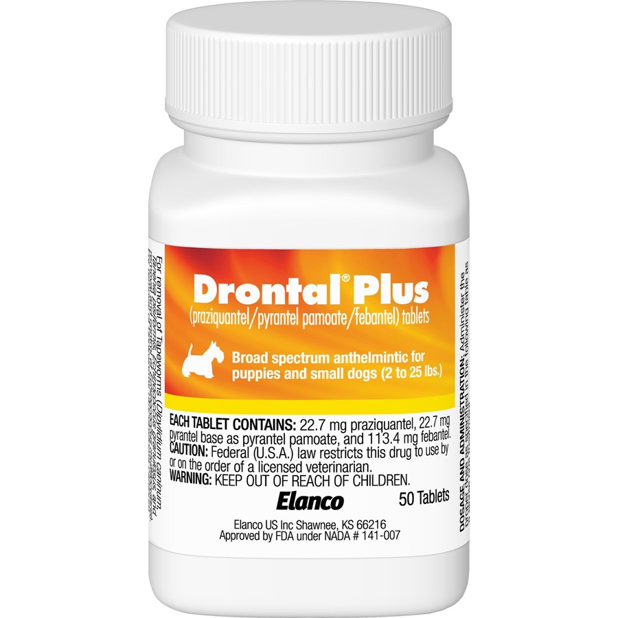 Drontal Plus for Small Dogs Pups Anthelmintic PetCareRx