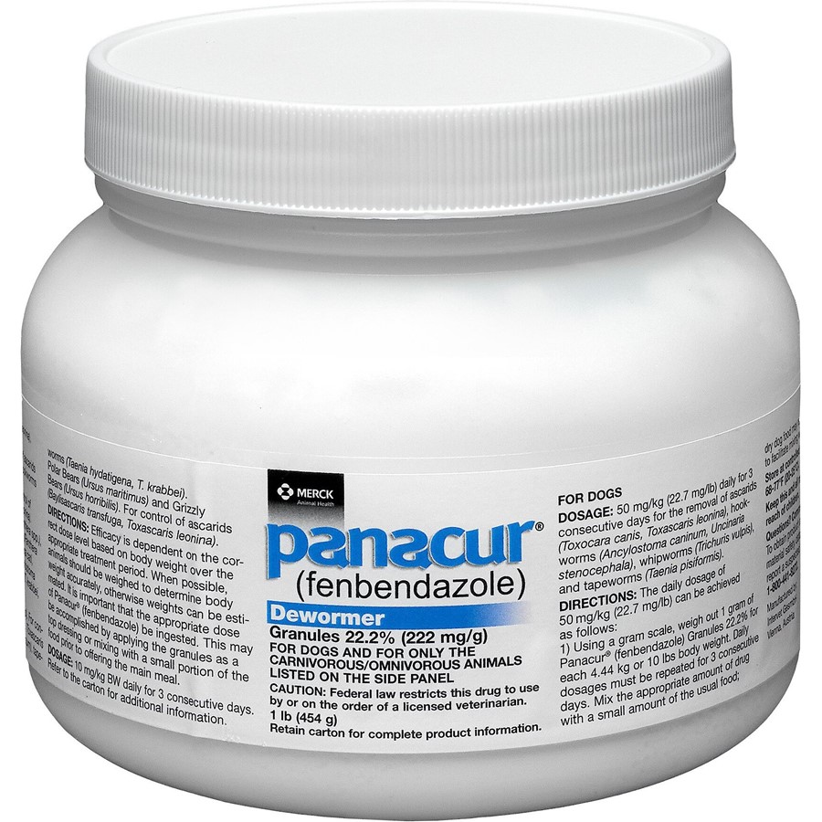 Panacur dog best sale wormer