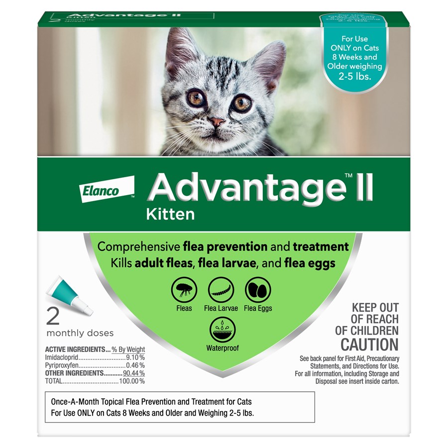 Advantage　Monthly　Kitten　II　Cat　PetCareRx　Flea　Treatment