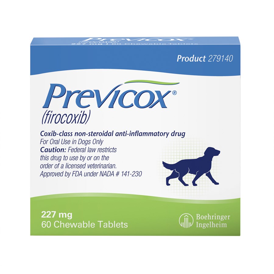 Previcox for Dogs, 57 and 227 mg tabs, OA NSAID - PetCareRx