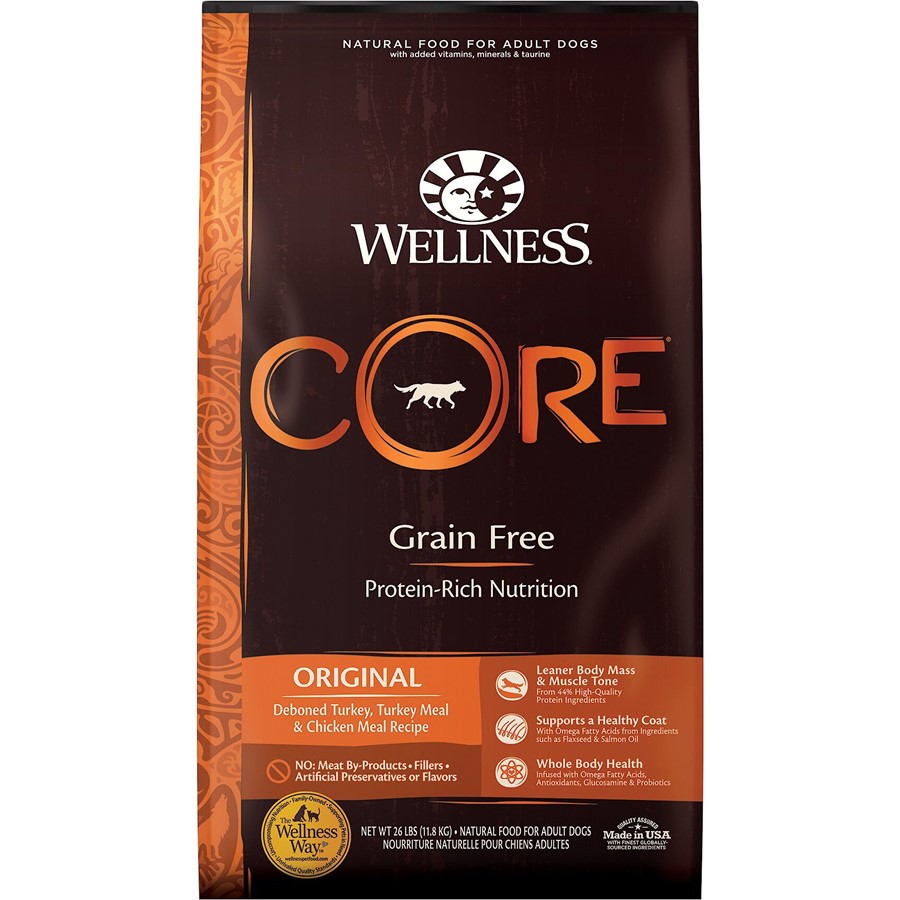 Wellness core grain free senior hot sale formula