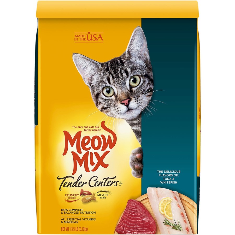 Buy Meow Mix Tender Centers Tuna Whitefish Flavors Cat Food
