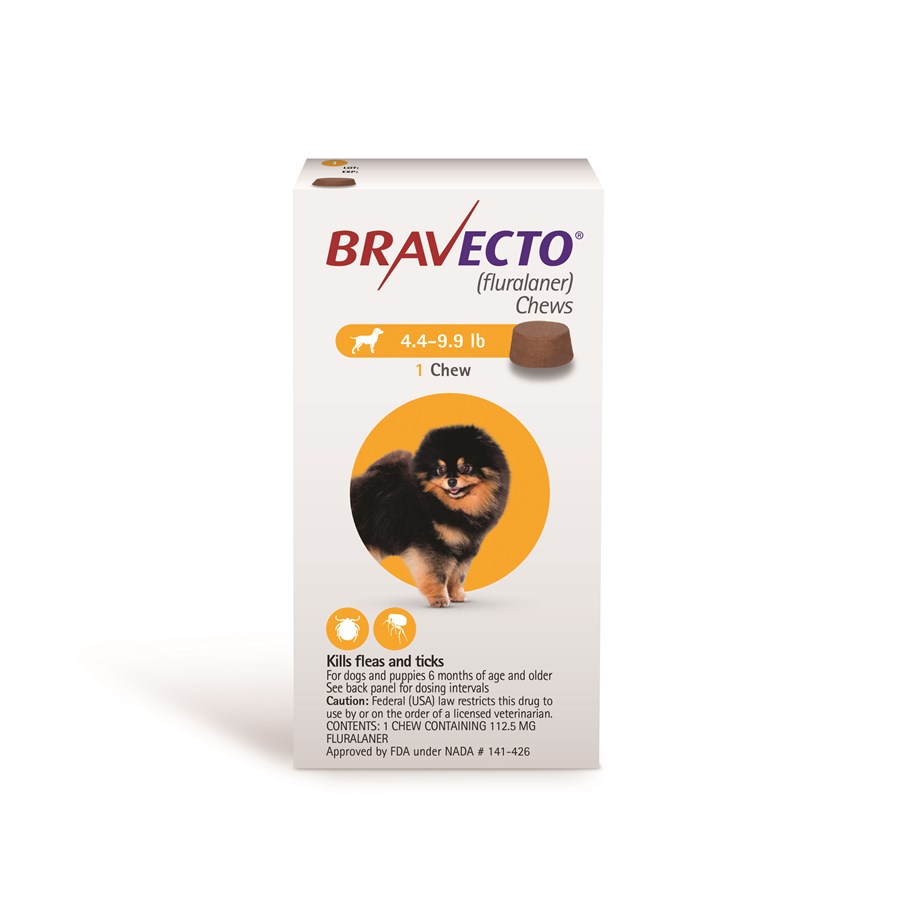 BRAVECTO 1-Month Chews For Dogs and Puppies 44-88 lbs l Monthly