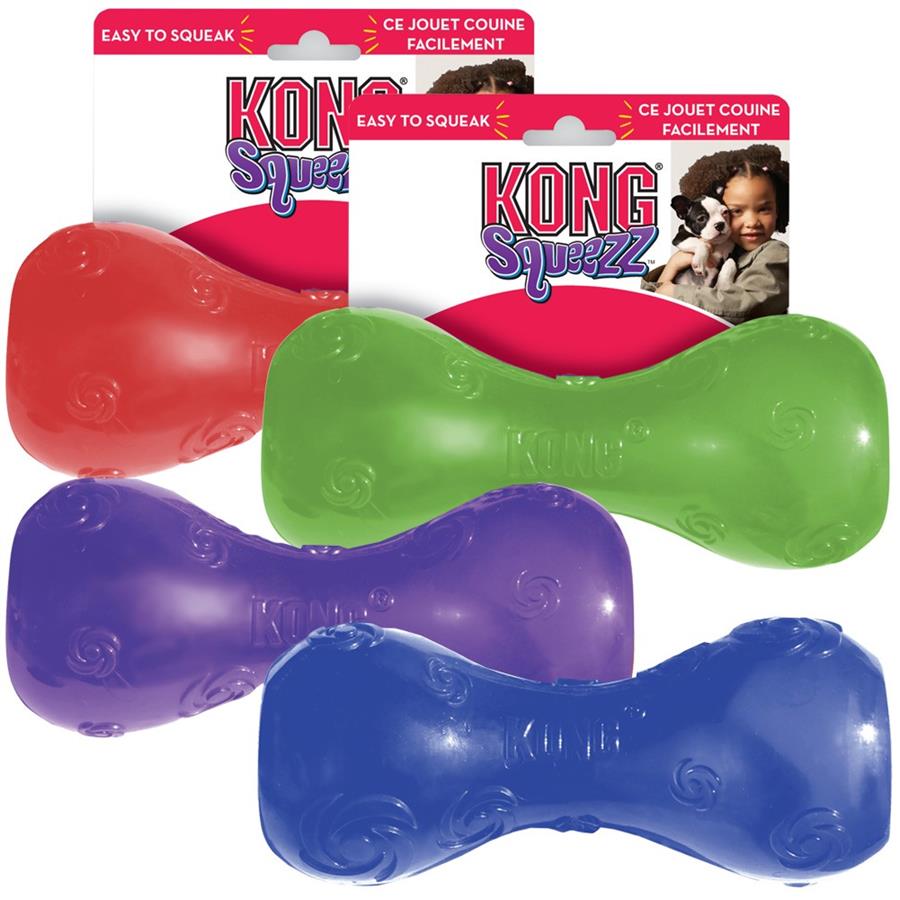Buy KONG Squeezz Dumbbell Online PetCareRx