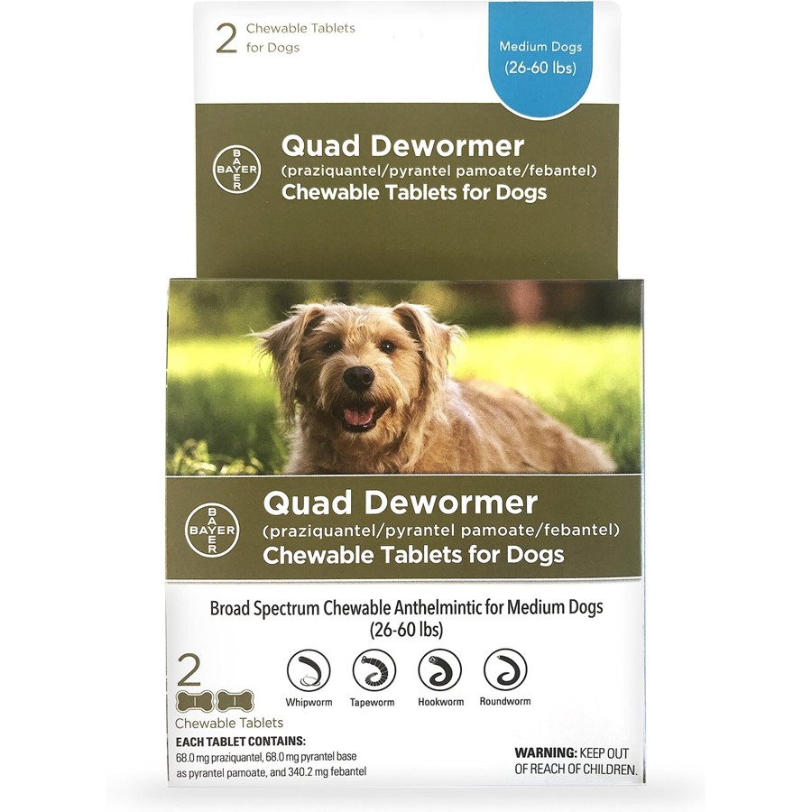 Bayer quad dewormer cheap for puppies