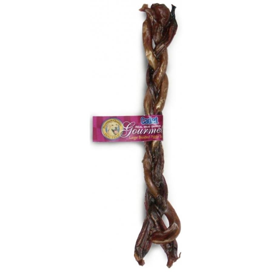 Buy Cadet Large Braided Piggy Stick Dog Treats Online PetCareRx