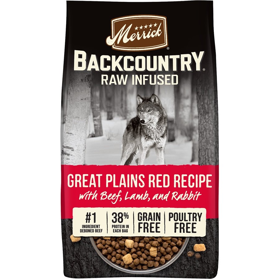 Merrick dog food and dcm sales