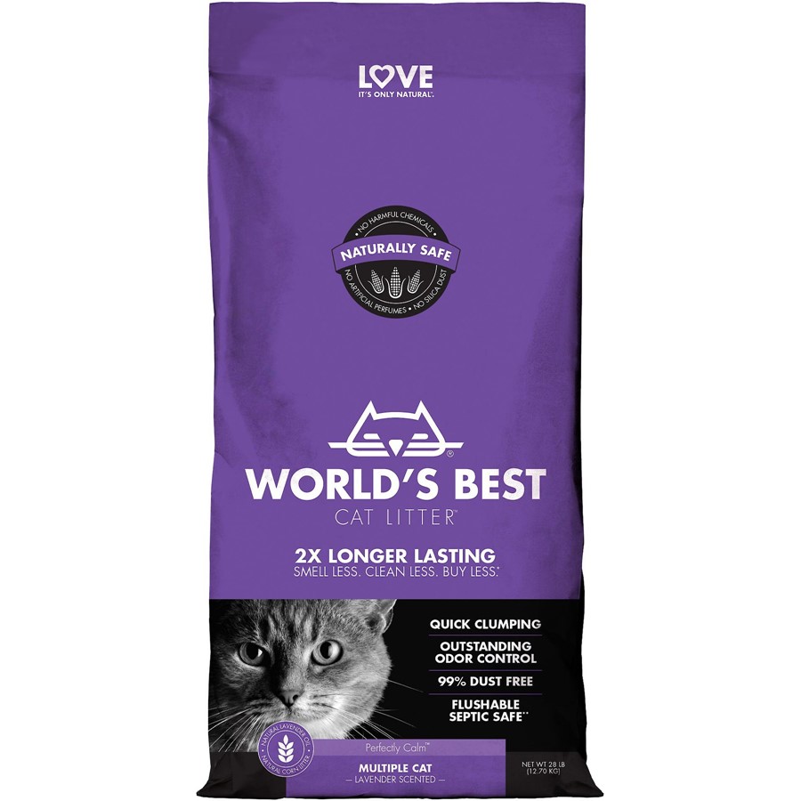 Buy World s Best Lavender Scented Multiple Cat Clumping Formula