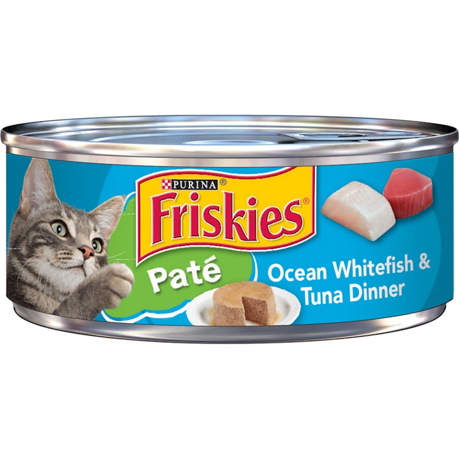 Buy Friskies Pate Ocean White Fish And Tuna Dinner Canned Cat Food
