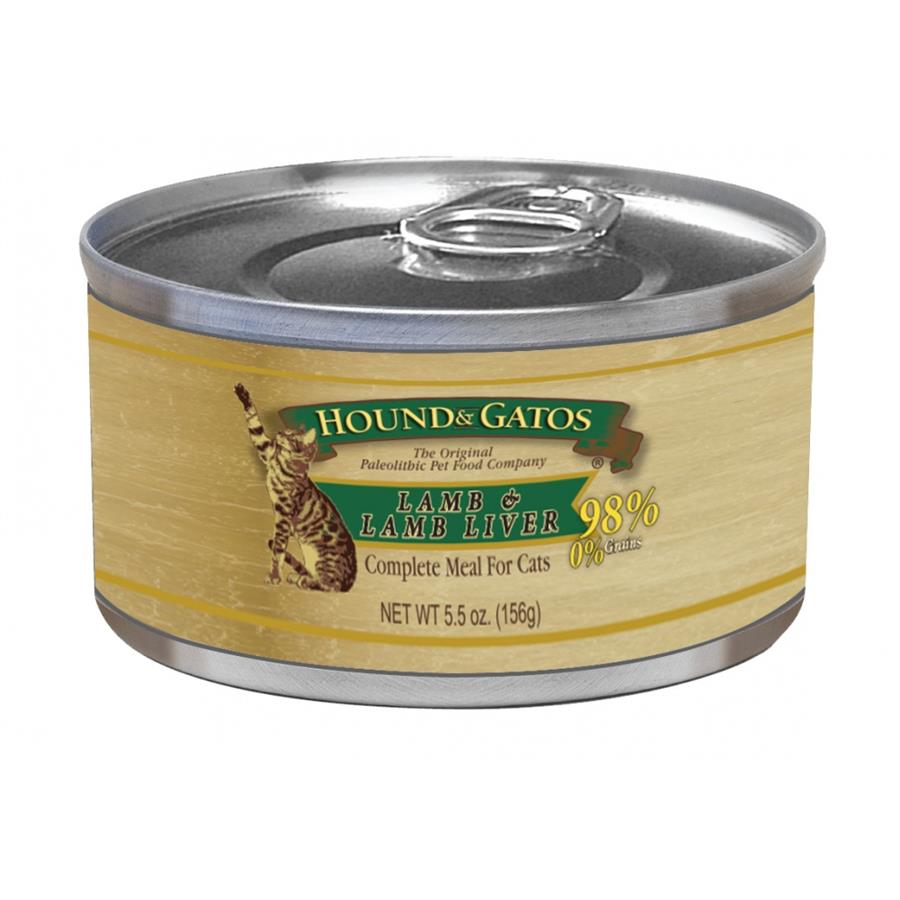 Buy Hound and Gatos Lamb and Lamb Liver Recipe Canned Cat Food