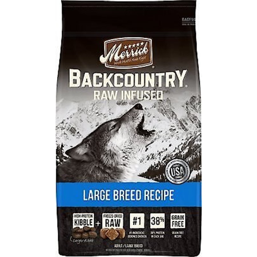 Merrick backcountry raw infused dog food online