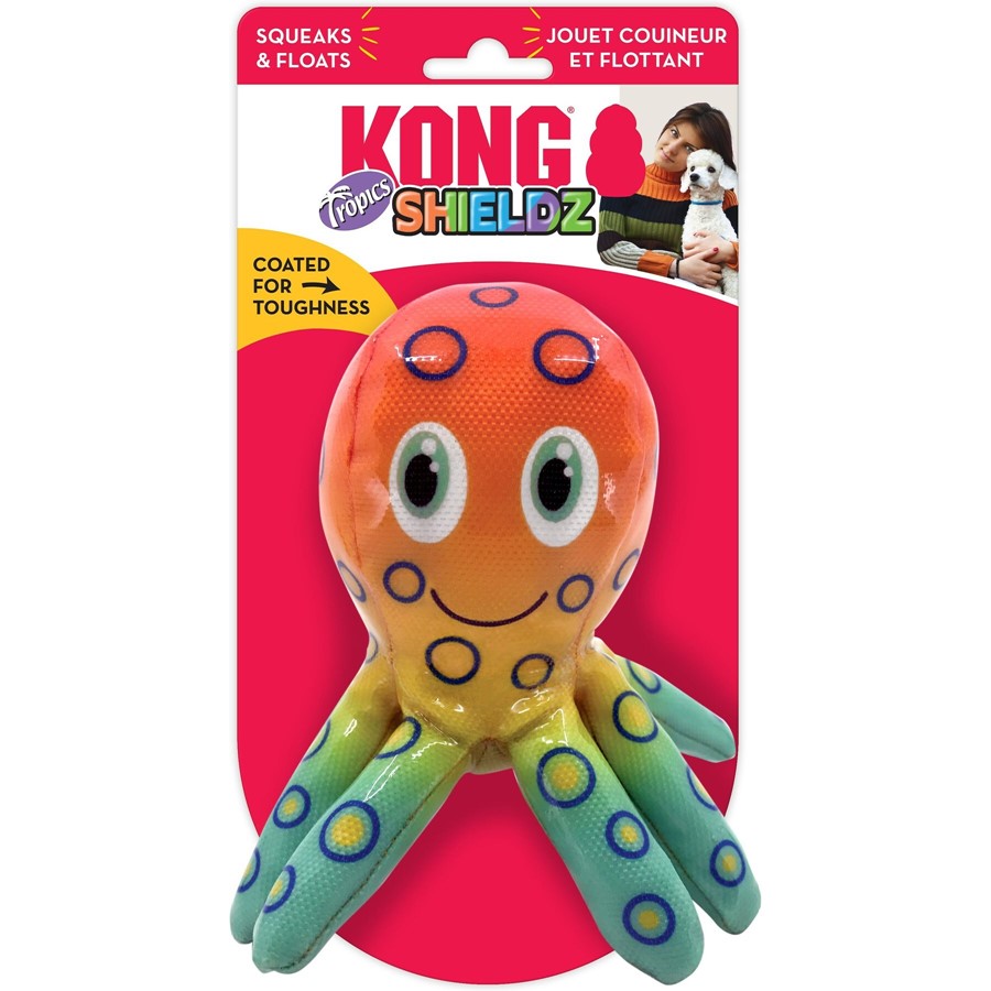 Kong Shieldz Tropics Frog Dog Toy (Medium)