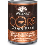 Thumbnail of Wellness CORE Grain Free Turkey, Chicken Liver and Turkey Liver Canned Dog Food