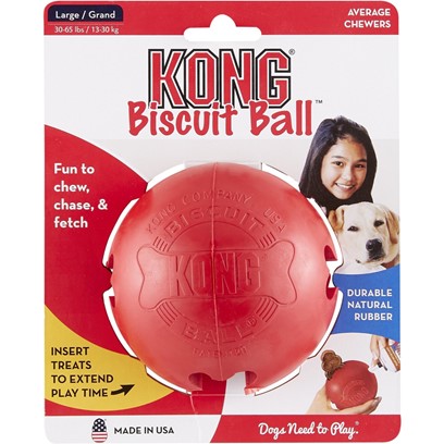 Image of KONG Biscuit Ball Dog Toy