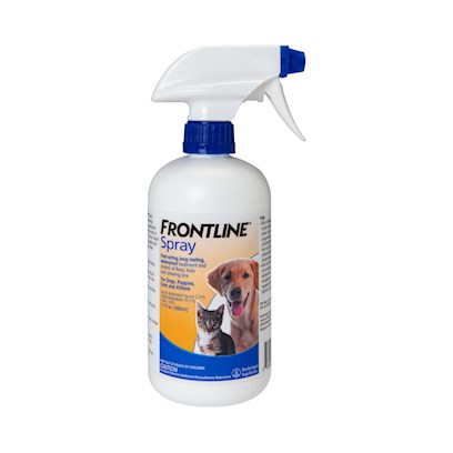 Frontline Spray Stops Fleas Ticks in Dogs Cats PetCareRx