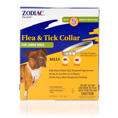 Photos - Collar / Harnesses ZODIAC Flea and Tick Collar for Dogs For Small Dogs Necks up to 15' 