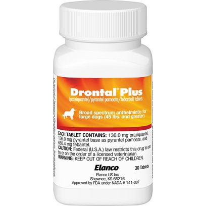 Drontal Plus for Large Dogs 