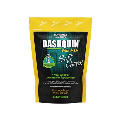 Nutramax Dasuquin Joint Health Supplement Soft Chews for Dogs with MSM - 60 lbs and over - 150 ct.