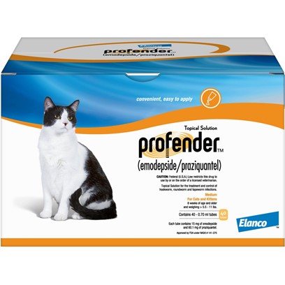 profender topical wormer for cats