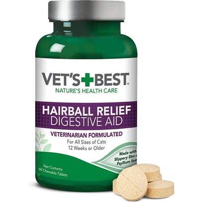 Vets Best Hairball Relief Tabs 60Ct