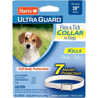 Hartz UltraGuard Flea Tick Collar for Dogs Stops Fleas Ticks