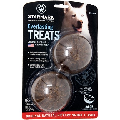 Everlasting Treat Ball Treats - Natural Hickory Smoke Flavor