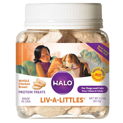 Halo Liv-a-Littles Freeze Dried Protein Treats - Chicken Breast
