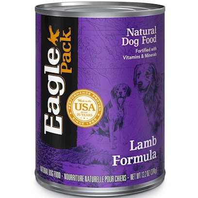 Eagle Pack Natural Dog Food, Canned Lamb Formula for Dogs