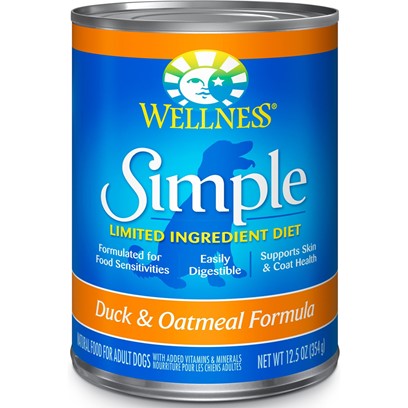 Wellness Simple Canned Duck & Oatmeal Formula