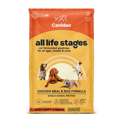 Photos - Dog Food Canidae Chicken Meal and Rice Formula Dry  30 Lb bag 