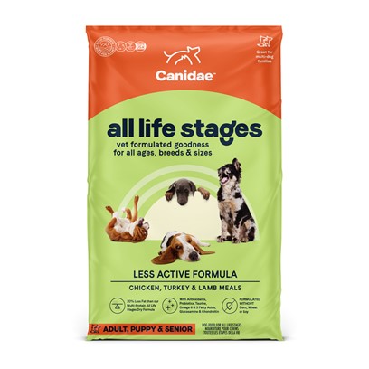 Canidae Platinum All Life Stages Multi-Protein Less Active & Senior Dry Dog Food