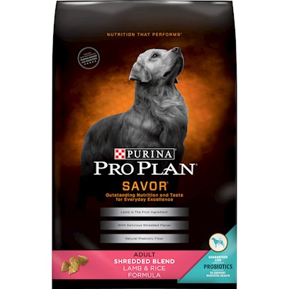 Purina Pro Plan Shredded Blend Natural Lamb & Rice Dry Food for Adult Dogs