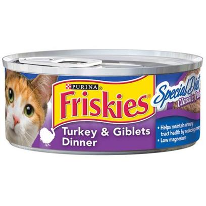 Friskies Classic Pate Special Diet Turkey & Giblets For Cats 5.5oz Cans ...