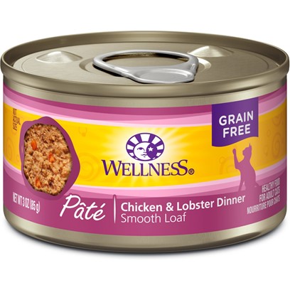 Wellness Canned Cat Food Chicken & Lobster Recipe