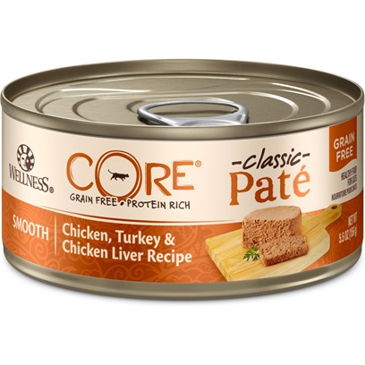 Wellness Grain Free Core Chicken, Turkey & Chicken Liver Recipe Canned Cat Food