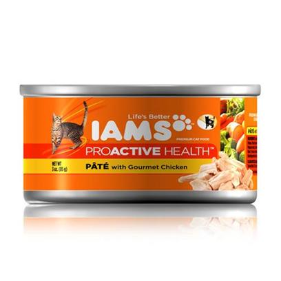 UPC 019014043828 product image for Iams Cat ProActive Pate Gourmet Chicken Canned Food Iams Cat Pate Gourmet Chicke | upcitemdb.com